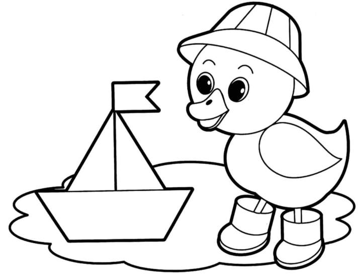 Dibujos de niños kinder para colorear