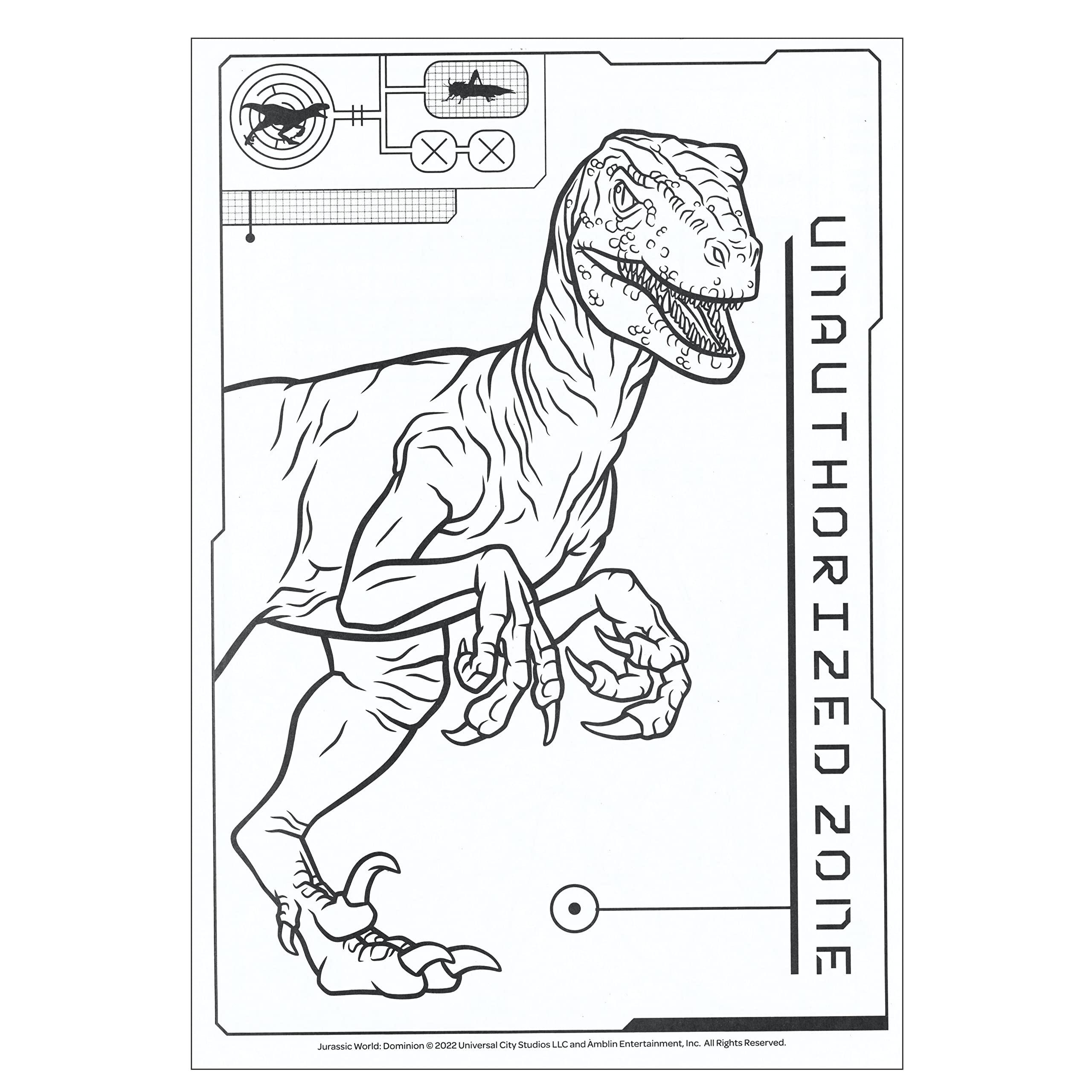 Dibujos de jurassic world dominion para colorear | vsun