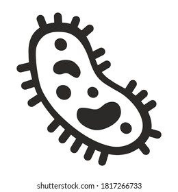 Dibujos de virus bacterias para colorear