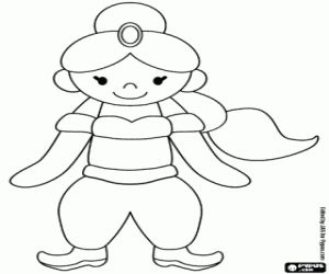Dibujos de aladino lampara maravillosa para colorear