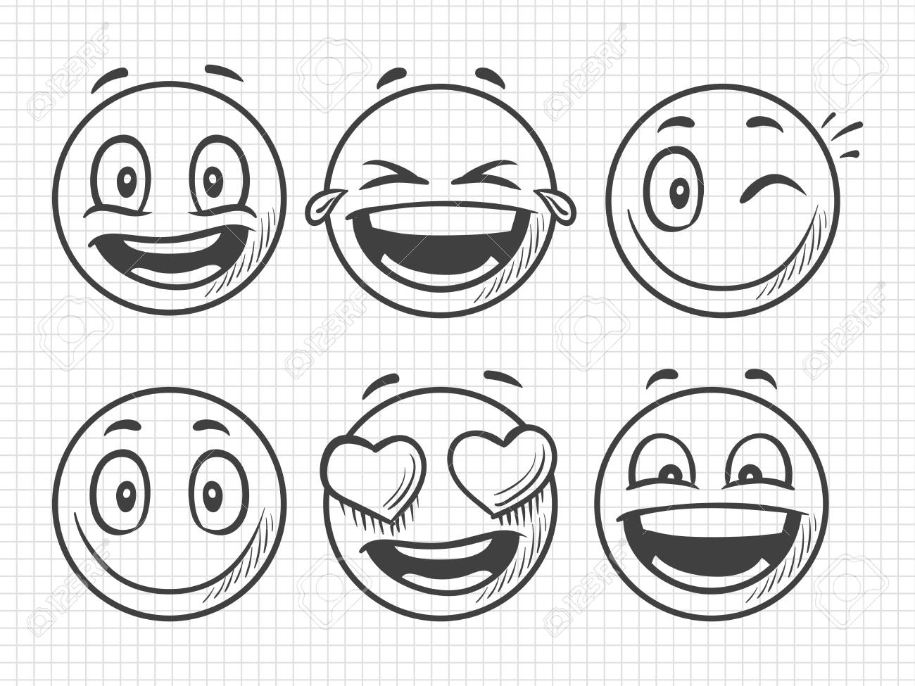 Dibujos de emojis para colorear