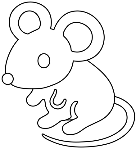 Dibujos de ratita para colorear