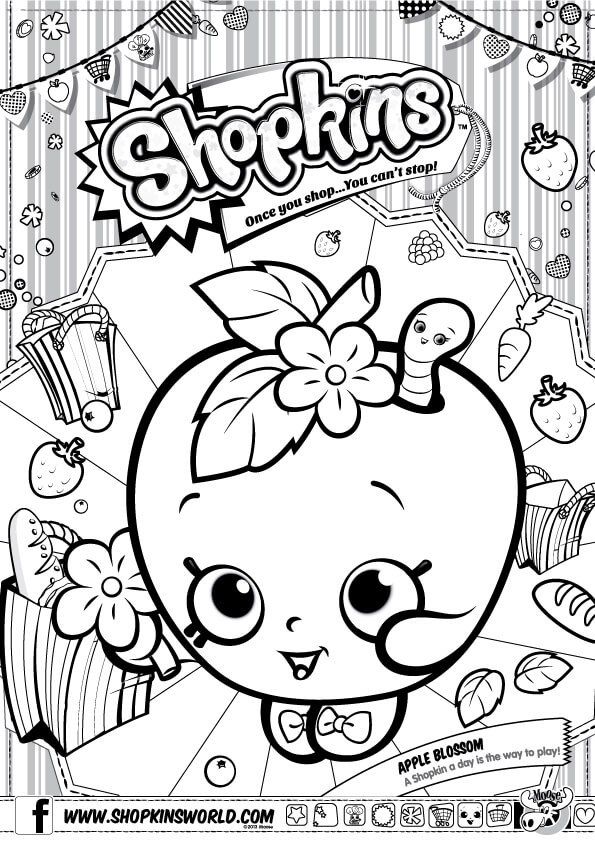Dibujos de shopkins season 3 para colorear