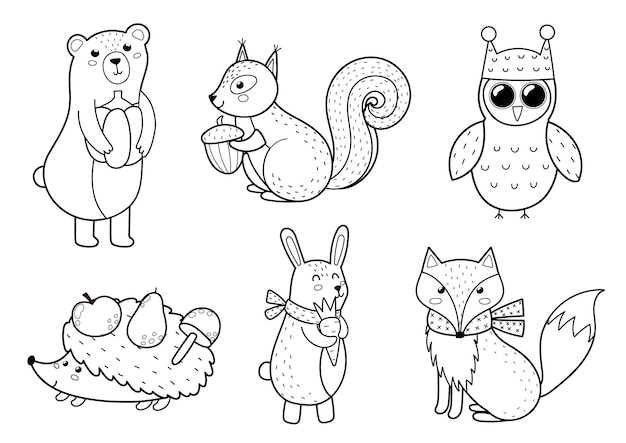 Dibujos De Animales Oto o Para Colorear Vsun