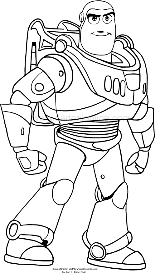 Dibujos de buzz lightyear para colorear
