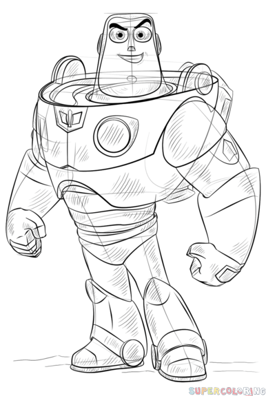 Dibujos de buzz lightyear para colorear