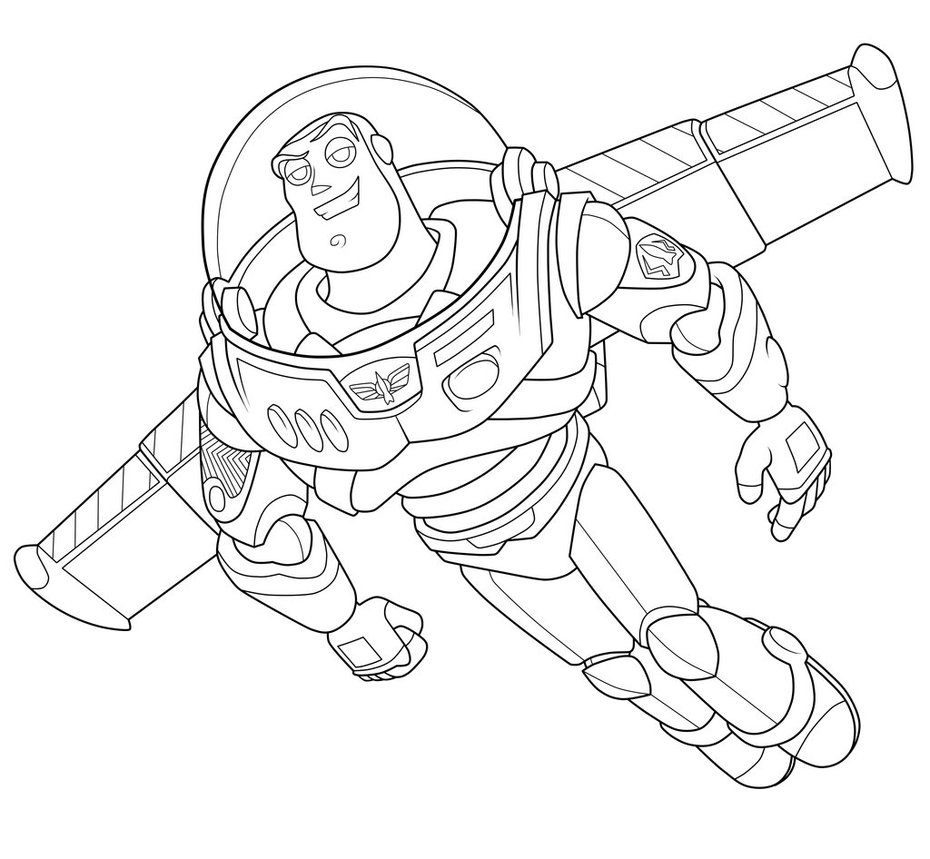 Dibujos de buzz lightyear para colorear
