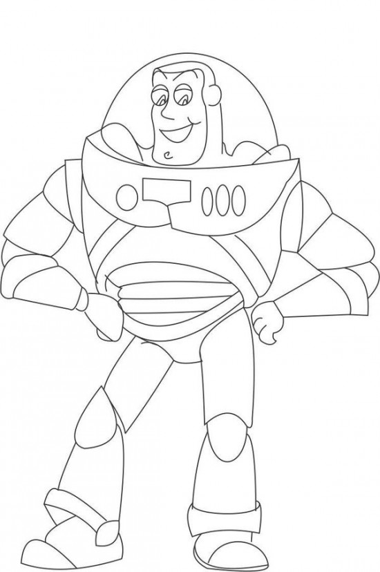 Dibujos de buzz lightyear para colorear