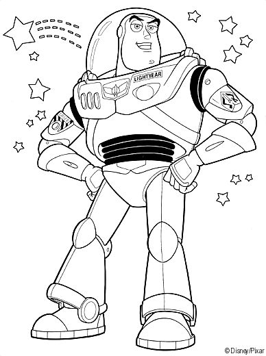 Dibujos de buzz lightyear para colorear