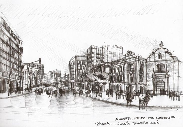 Dibujos de calles avenidas para colorear