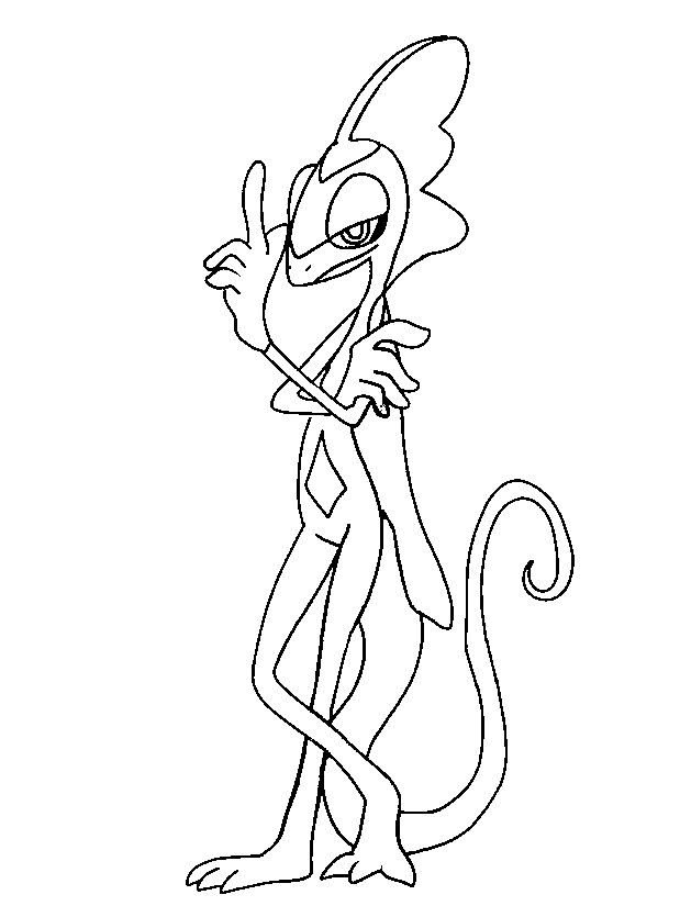 Dibujos de inteleon para colorear