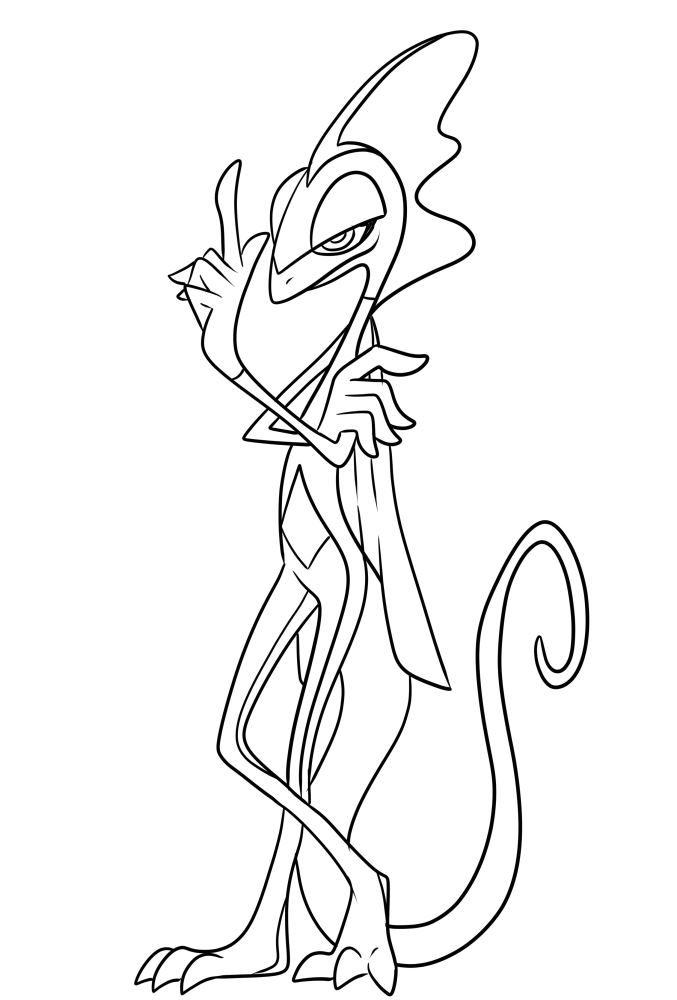 Dibujos de inteleon para colorear