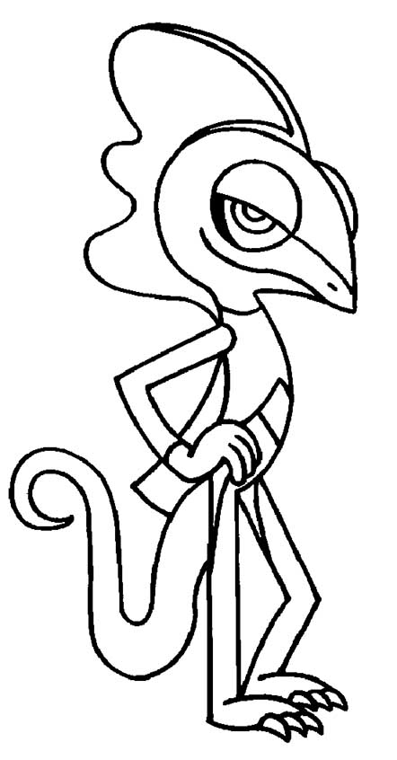 Dibujos de inteleon para colorear