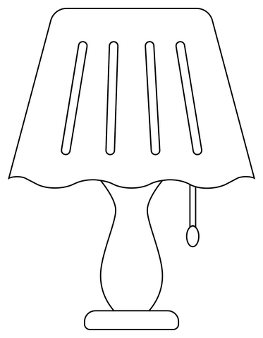 Dibujos de lampara para colorear