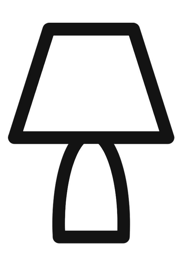 Dibujos de lampara para colorear