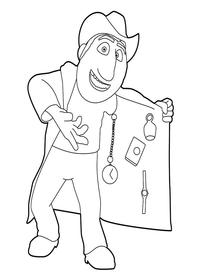 Dibujos de tadeo jones 2 para colorear