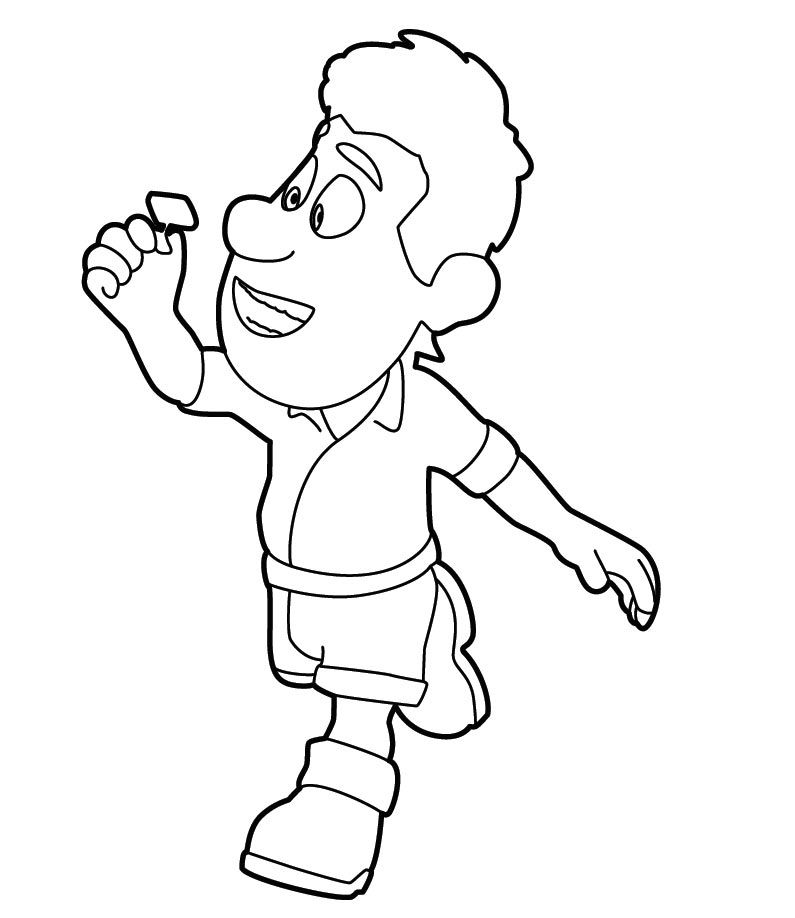 Dibujos de tadeo jones 2 para colorear