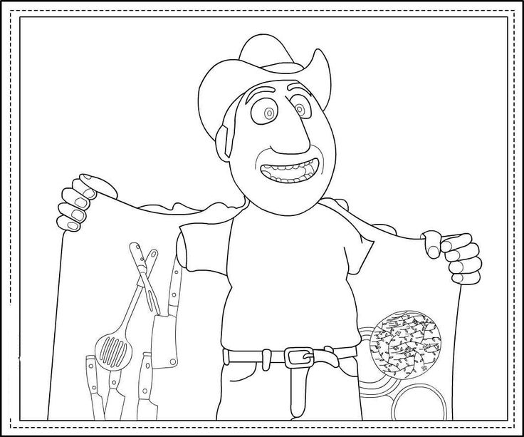 Dibujos de tadeo jones 2 para colorear
