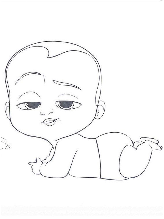 Dibujos De Bebe Jefazo Para Colorear Vsun