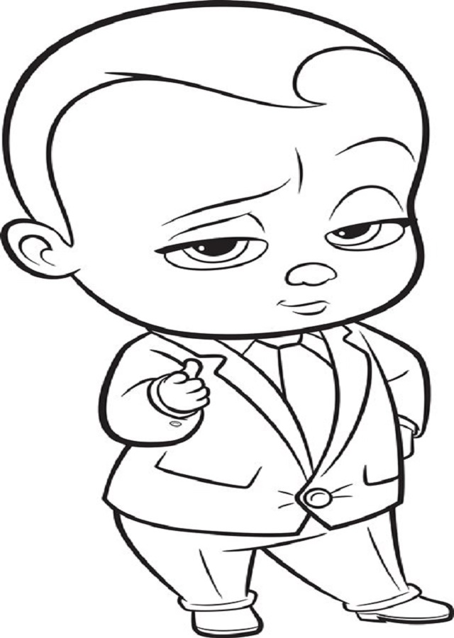 Dibujos De Bebe Jefazo Para Colorear Vsun