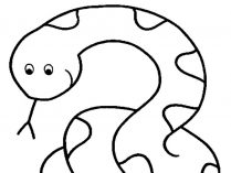 Dibujos de animales reptan para colorear