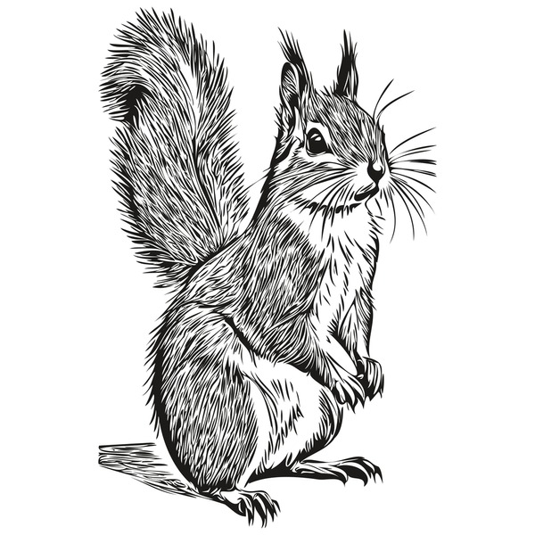 Dibujos de ardillas para colorear