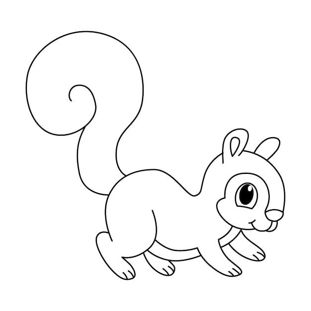 Dibujos de ardillas para colorear