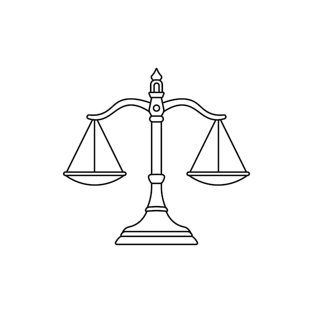 Dibujos de balanza para colorear