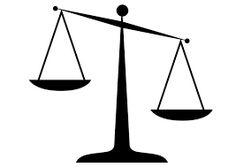 Dibujos de balanza para colorear