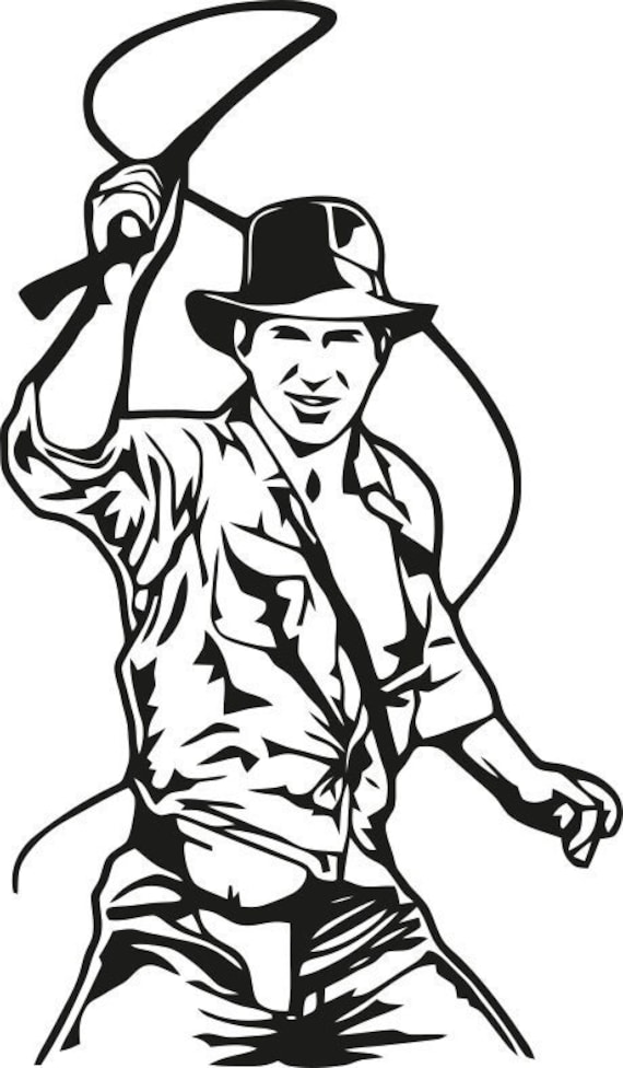 Dibujos de indiana jones para colorear