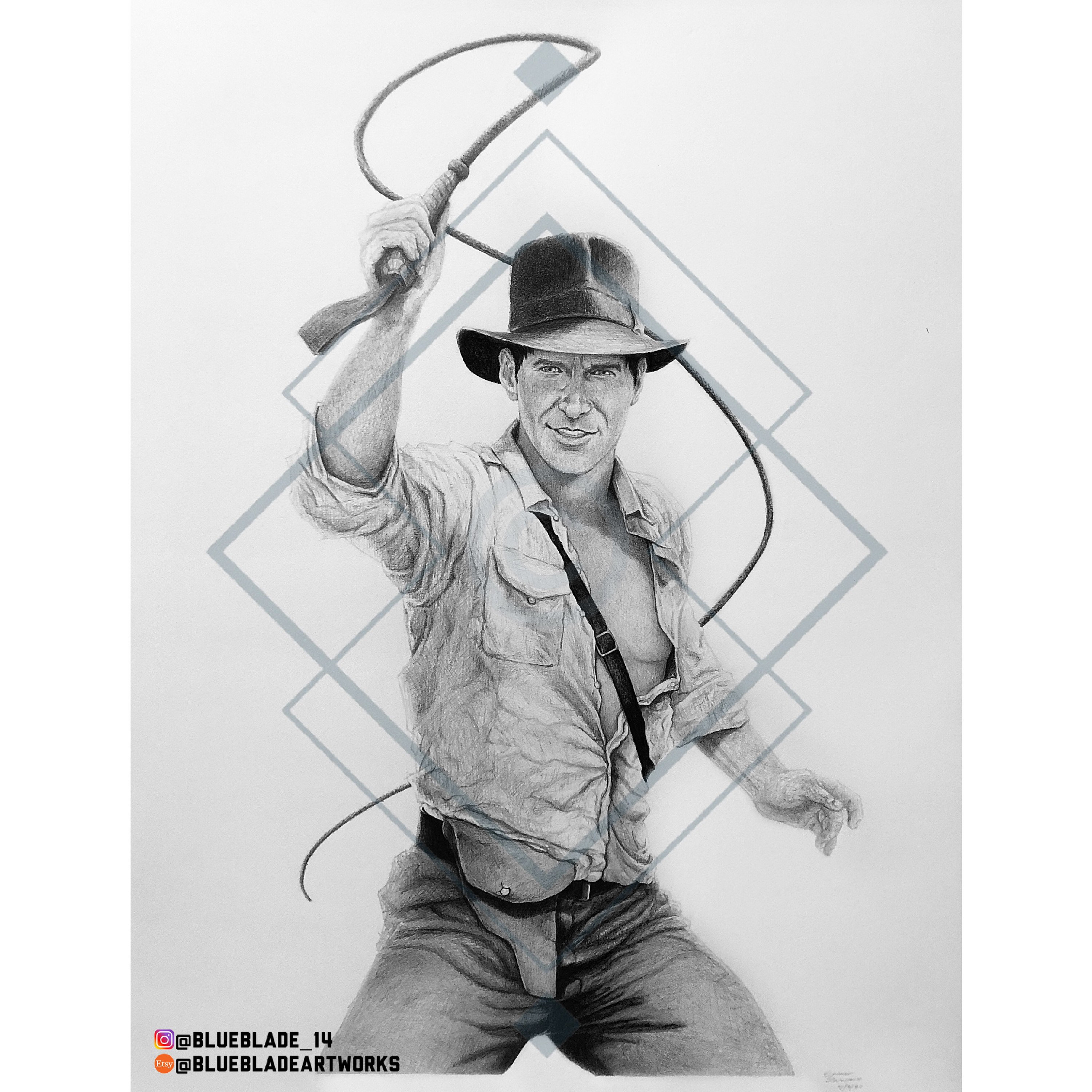 Dibujos de indiana jones para colorear