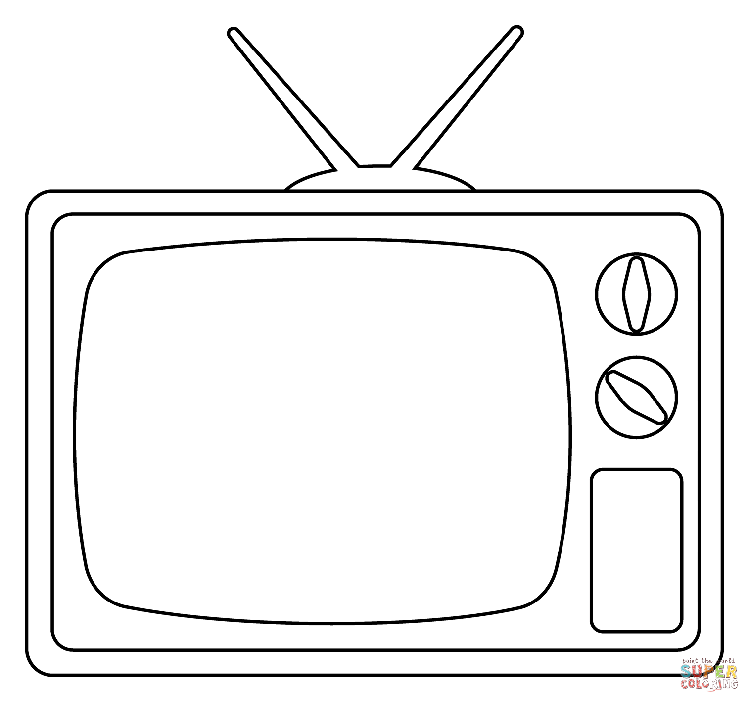 Dibujos de television para colorear