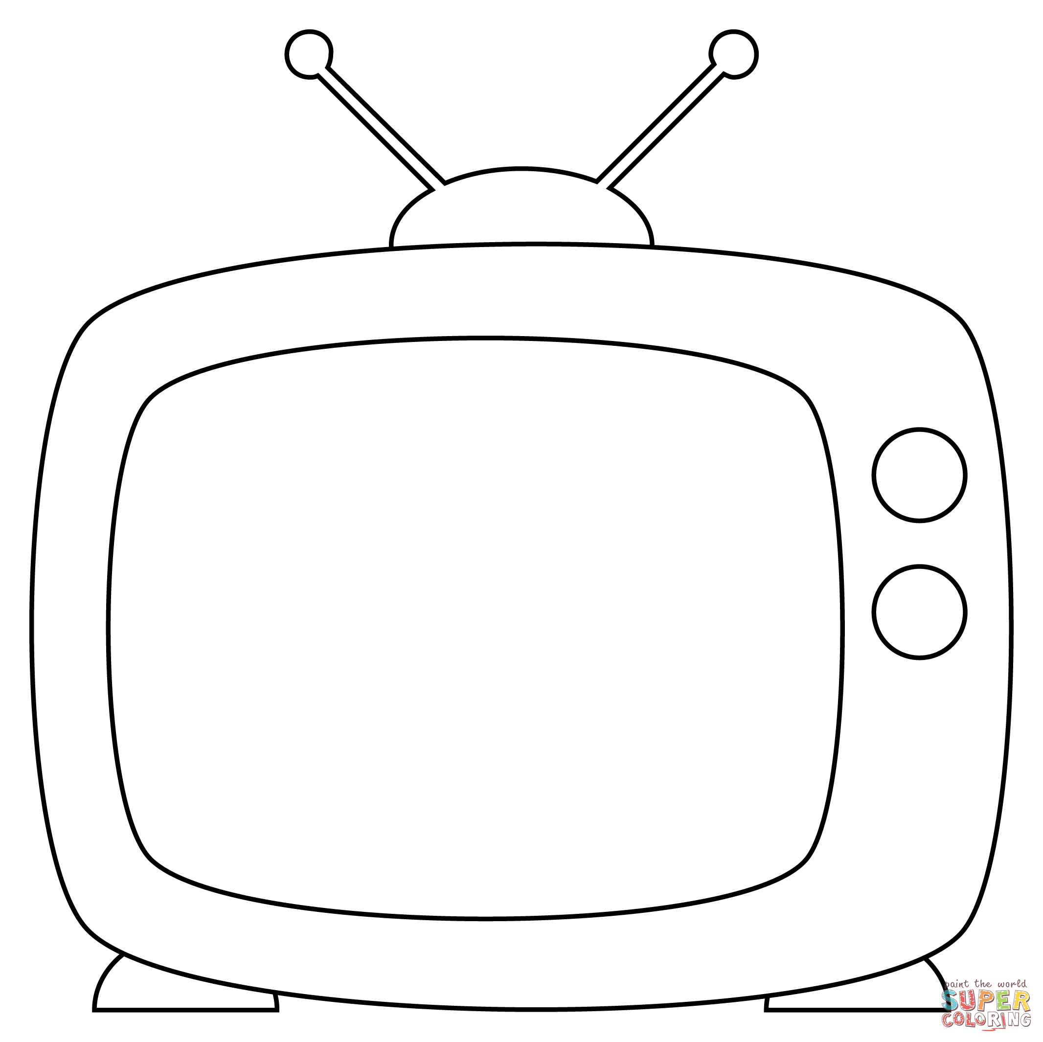 Dibujos de television para colorear