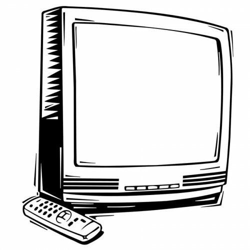 Dibujos de television para colorear