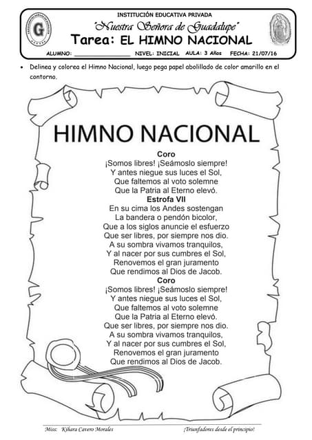 Dibujos De Himno Nacional Panama Para Colorear Vsun
