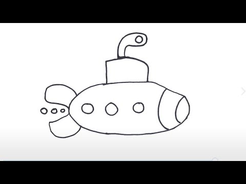 Dibujos de submarino para colorear