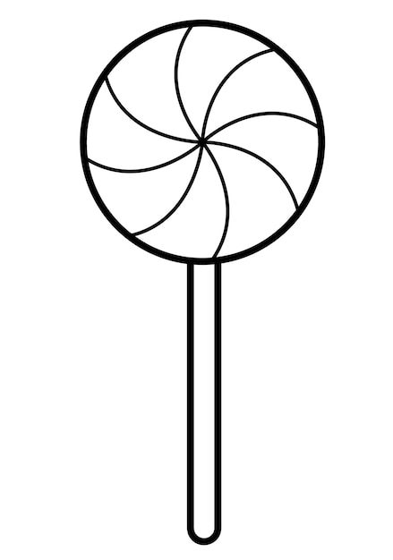 Dibujos de caramelo para colorear