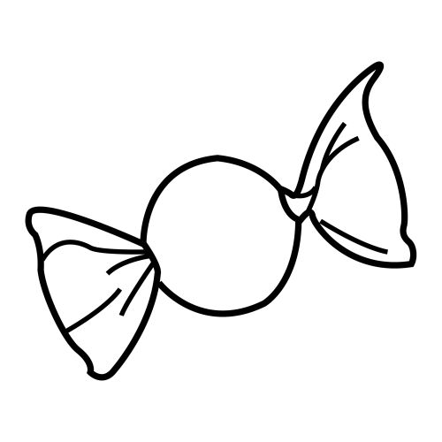 Dibujos de caramelo para colorear