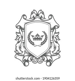 Dibujos de escudo heraldico para colorear