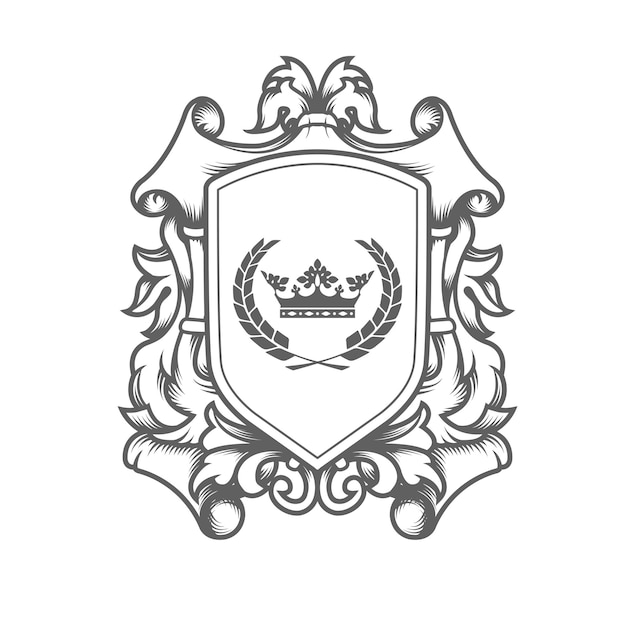 Dibujos de escudo heraldico para colorear
