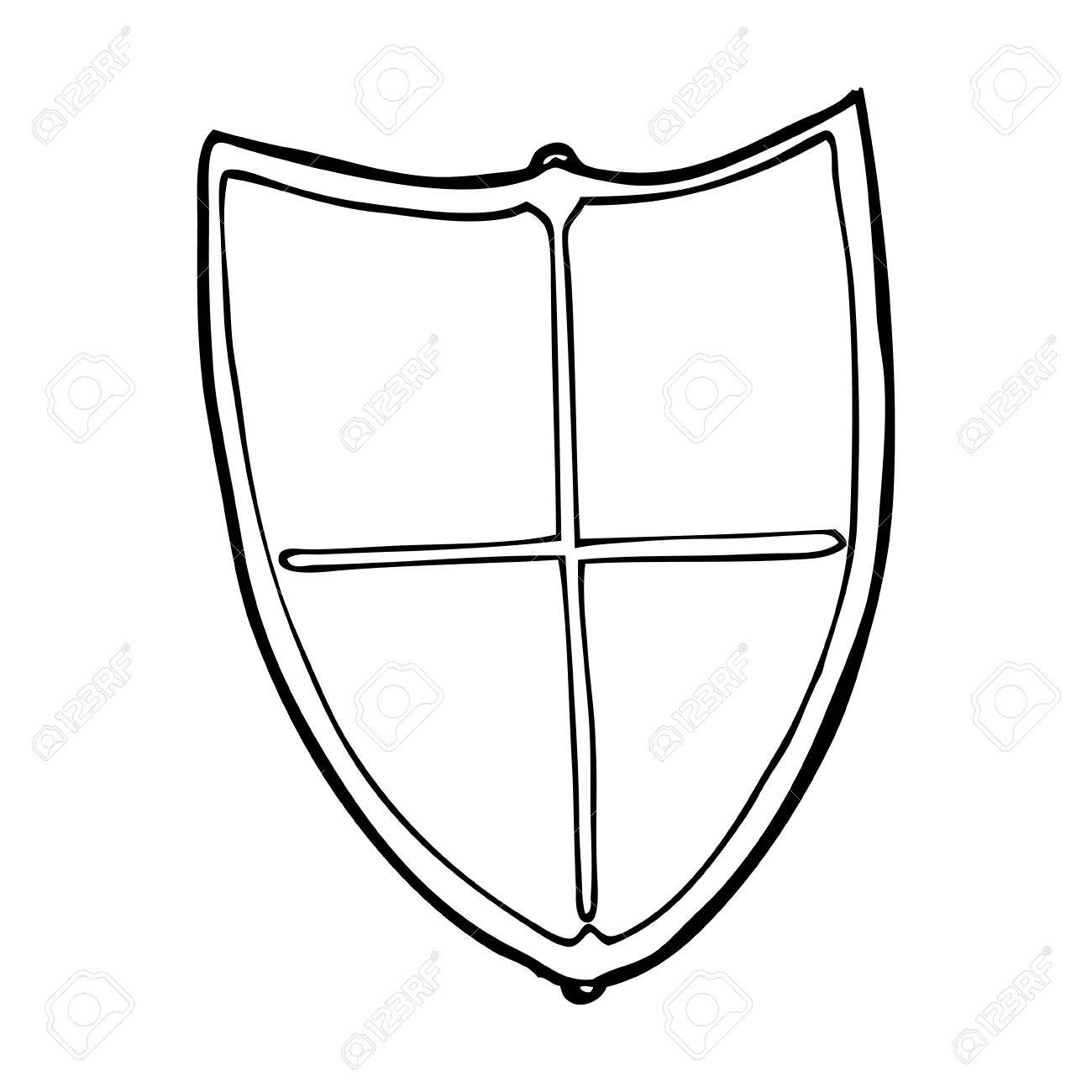 Dibujos de escudo heraldico para colorear