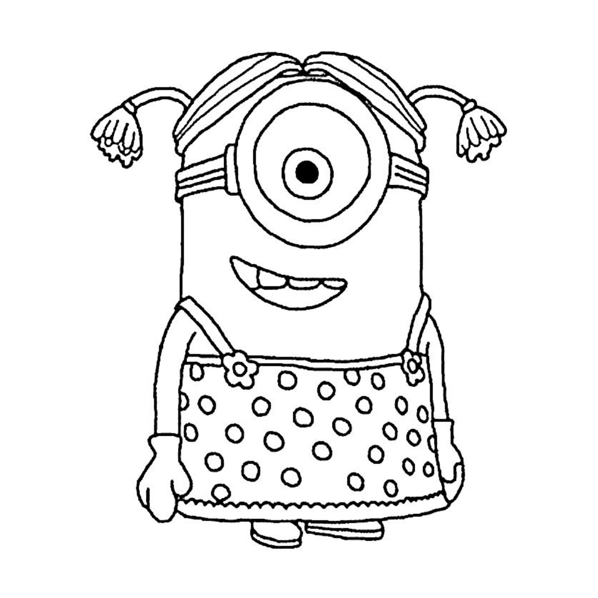 Dibujos de minios para colorear
