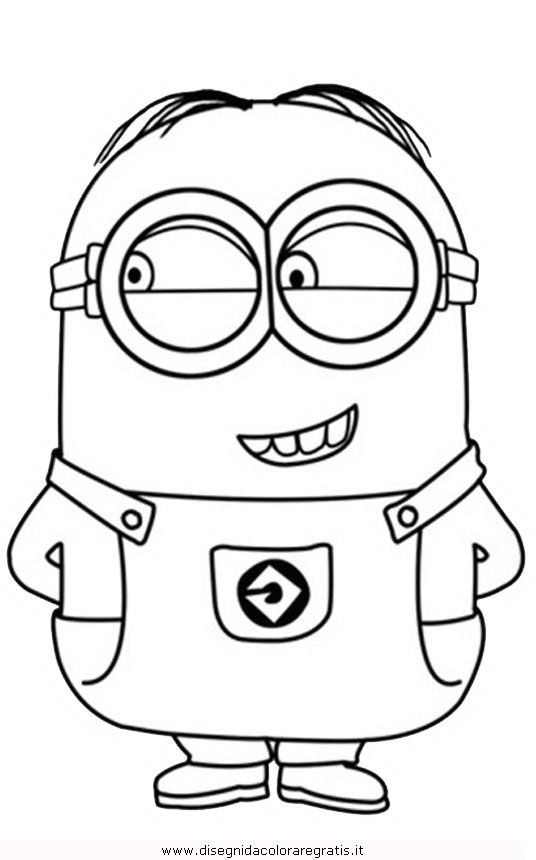 Dibujos de minios para colorear
