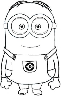 Dibujos de minios para colorear