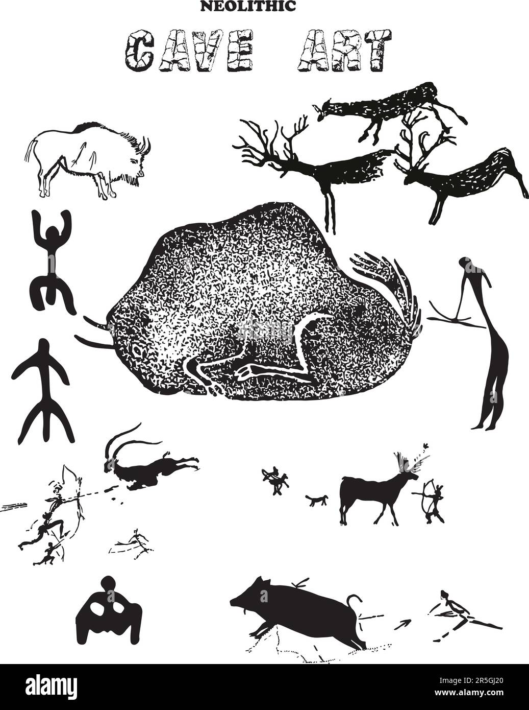 Dibujos De Neolitico Para Colorear Vsun