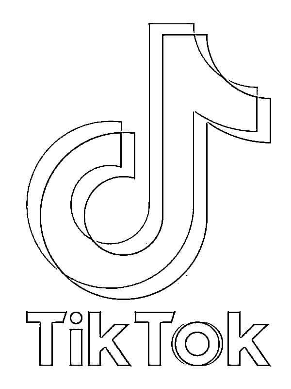 Dibujos de tik tok para colorear