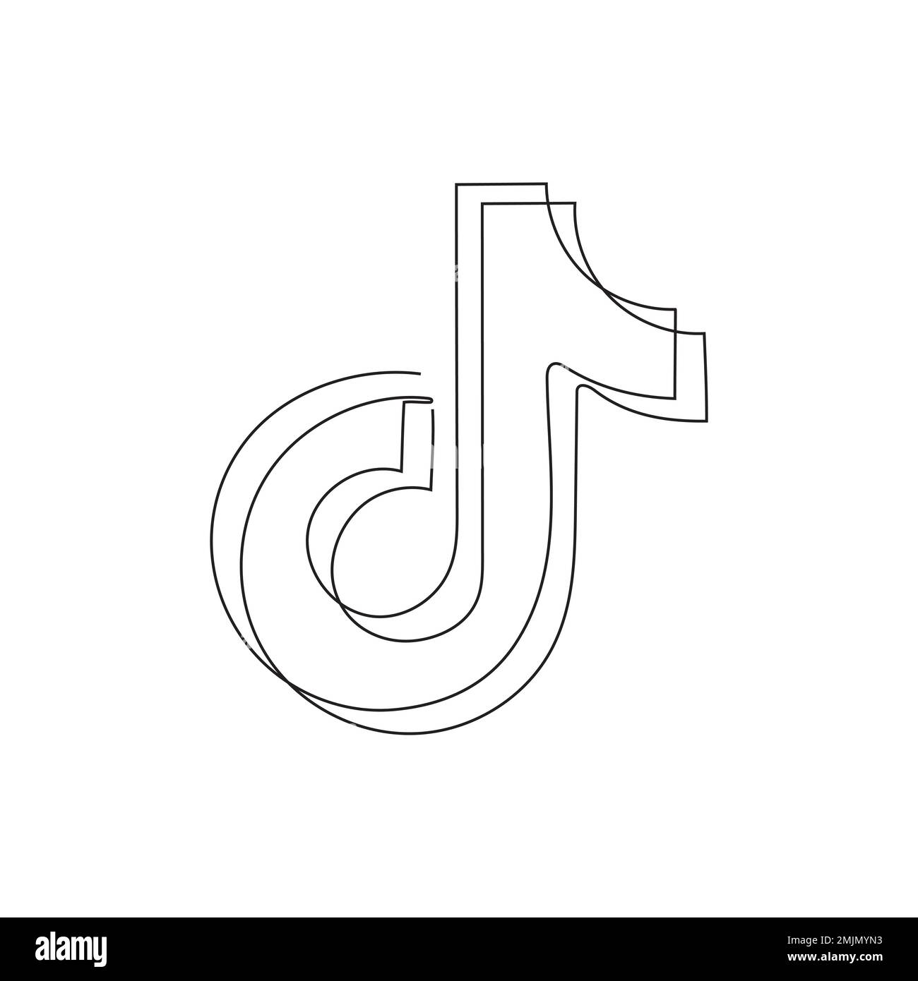 Dibujos de tik tok para colorear