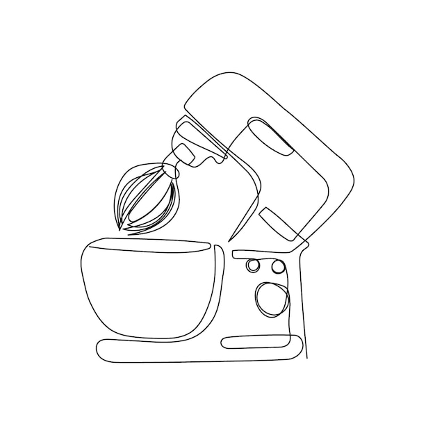 Dibujos de batidoras para colorear