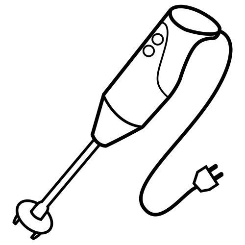 Dibujos de batidoras para colorear