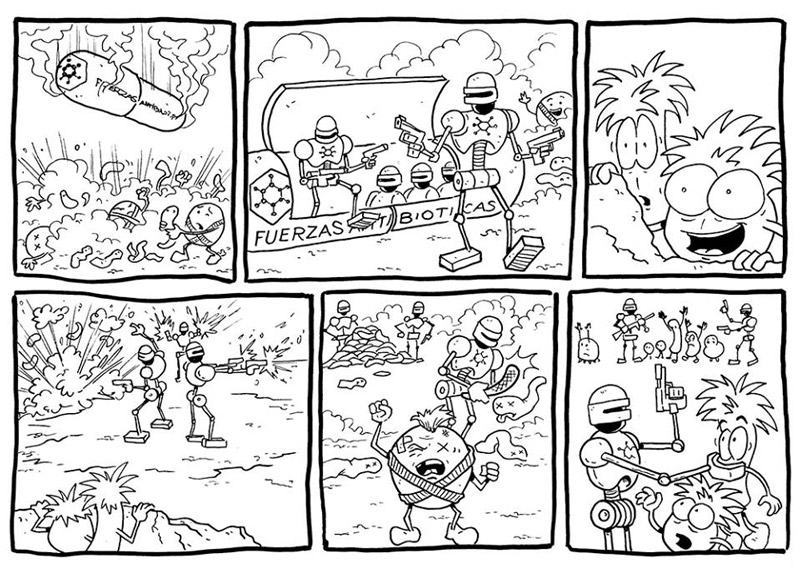 Dibujos de historieta para colorear